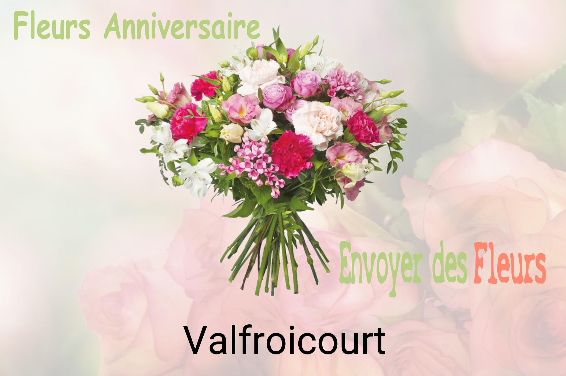 Bouquet de fleurs d’anniversaire livré à Valfroicourt
