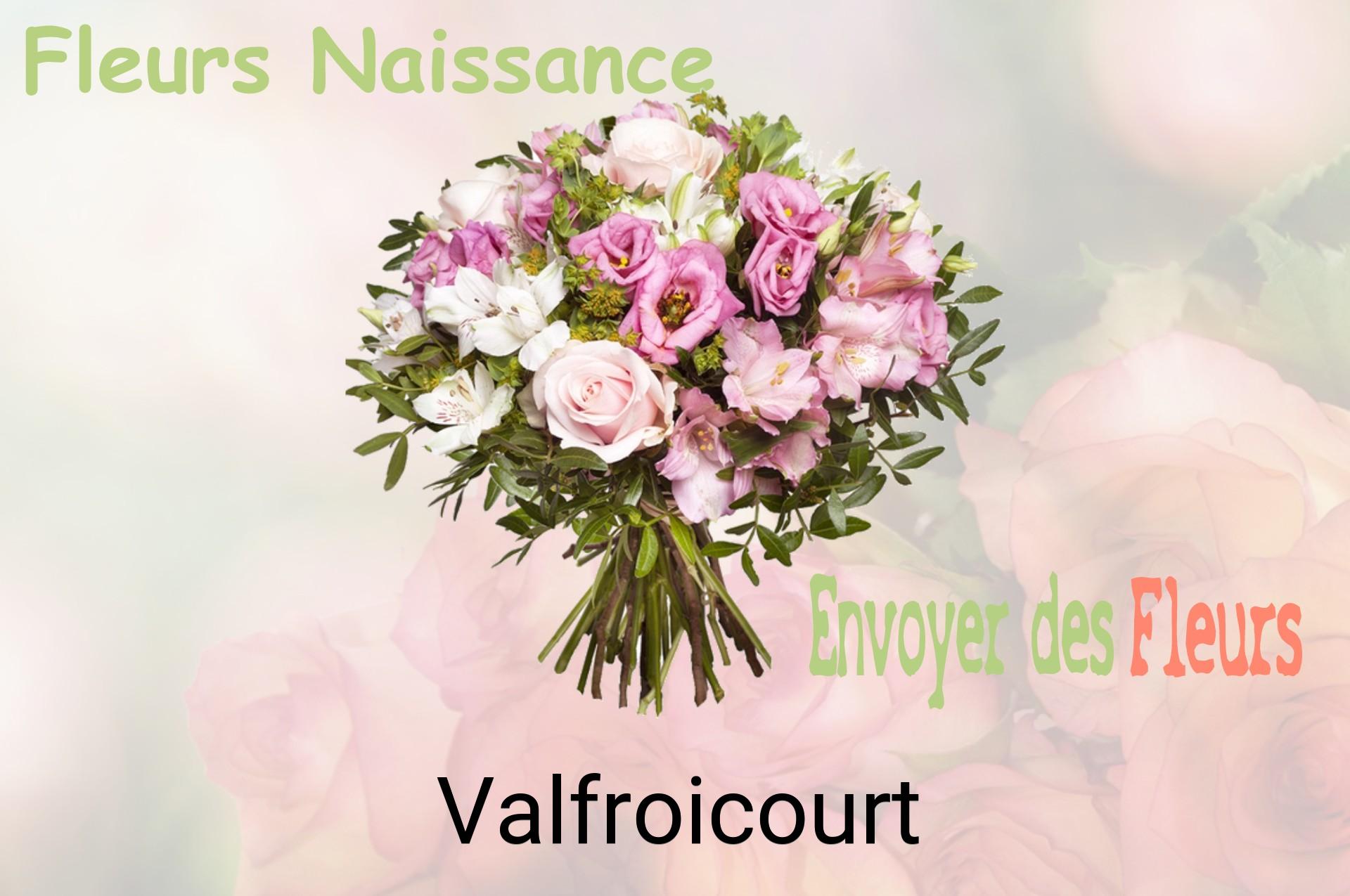 Bouquet de fleurs de naissance livré à Valfroicourt